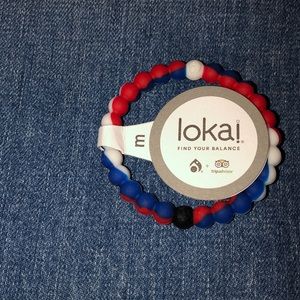 NWT Lokai Bracelet 🔴⚪️🔵